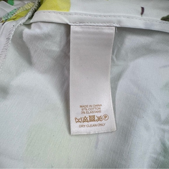 Kate Spade Thalia Peplum Bow Top Lemons 4 Spring Shirt - Picture 9 of 9